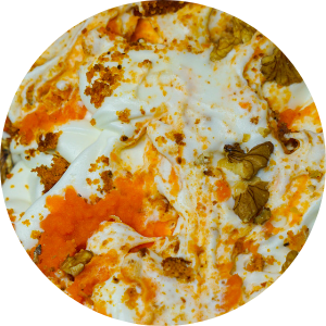 Helado de queso mascarpone, zanahoria y nueces helado carrot cake tarta zanahoria