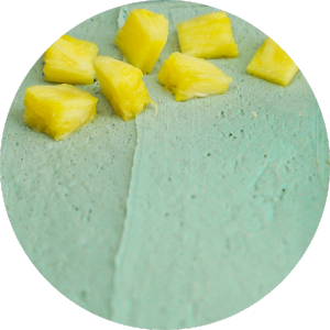 Helado de piña, coco y ron Helado de piña, coco y ron